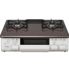 ◆当時物 ほぼ未使用 美品 ガス テーブル ガスコンロ LPガス/プロパンガス用 電子着火 一部難有◆昭和レトロ モダン 希少 レア