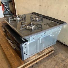 【武蔵小山店】   クリナップ　ビルトインガスコンロ ZGFNK6R 18NKE 3口コンロ　ホーロートップタイプ ガステーブル ガスコンロ　ガス台　ビルトイン　ガスコンロ　clean up 　🚚運搬無料エリア有 / 品川区リサイクルショップ　🪜Lumberroom (ランバールーム) / 武蔵小山パルム 戸越銀座 隣接🪜