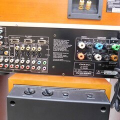 【恵庭】ONKYO　オンキョー　ホームシアター 5.1ch サウンドスピーカーシステム　TX-SA501　D-207M　中古品　PayPay支払いOK！