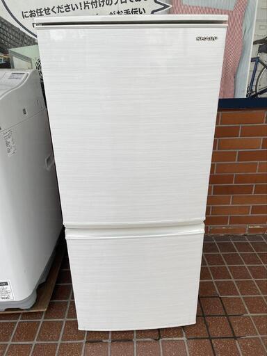 【SJ242】SHARP　シャープ　冷凍冷蔵庫　137L  SJ-D14F-W  2020年製☆美品☆