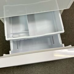 ⑩【税込み】美品 日立 265L 3ドア 冷蔵庫 真空チルド R-S27JV ホワイト まんなか野菜室 2018年製【PayPay使えます】