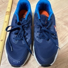 NIKE スニーカー　ナイキ　靴　24.5 紺✖️青