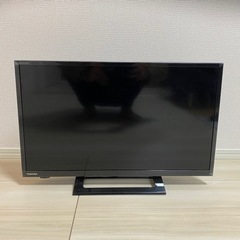 【2020年製•24型】TOSHIBAのテレビ、リモコン付