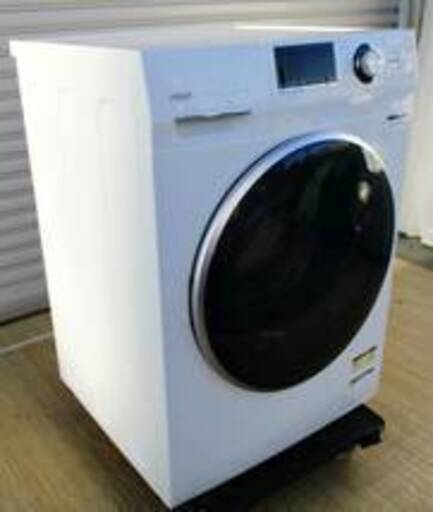 【3ヵ月保証】AQUA　ドラム式　洗濯機　8.0㎏　AQW-FV800E　ジョグダイヤル　LEDディスプレイ　温水洗浄　2020年製　動作良好　アクア