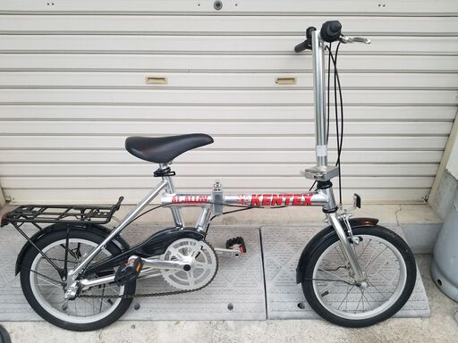 KENTEX 内装3段 16インチ ポリッシュ仕上げ アルミ製 折りたたみ自転車 ミニベロ