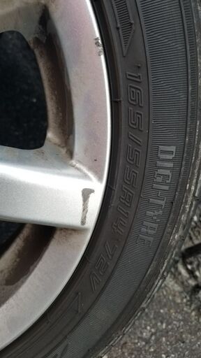 14インチホイールタイヤ4本セット　165/55R14