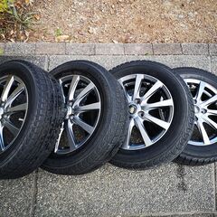 165/65R14 アルミ付きスタッドレス　４本