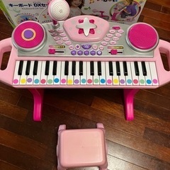 取引中🙏ワンコイン✨キーボード❤️🎤マイク付き✨録音機能あり✨リ...