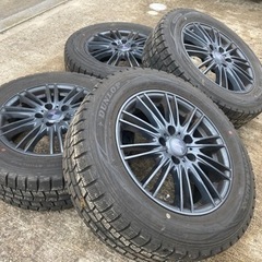 ★ダンロップスタッドレスタイヤ215/60R16　アルミホイールセット　走行距離少
