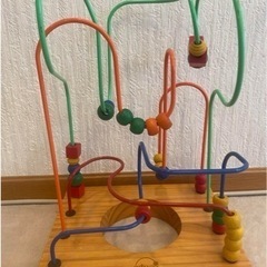 educo ビーズコースター  ルーピング　木製玩具　木のおもちゃ