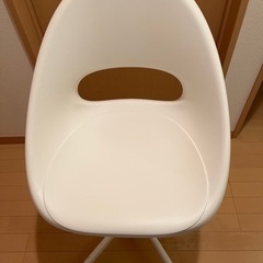 椅子　チェア　ホワイト　昇降　美品【決まりました🙇‍♀️】