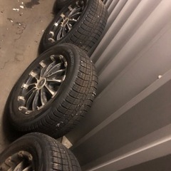 ハイエース スタッドレスホイールセット バリ山