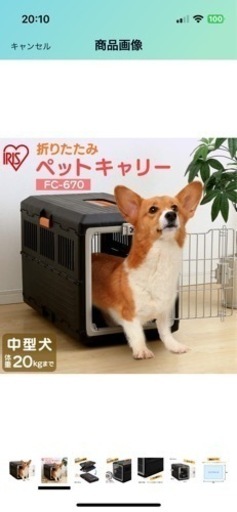 折りたたみペットケージ