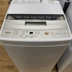 AQUA 全自動洗濯機　AQW-S45J 2021年製　【トレフ...