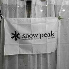 snow peak大型フラッグ新品未使用60cm×90cm