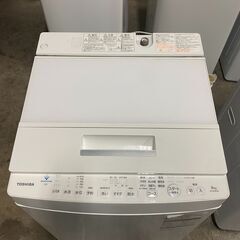2019年式 中古洗濯機 東芝 AW-8D8(W) ホワイト 8kg 配送費用は別途料金にて可能[1031002]