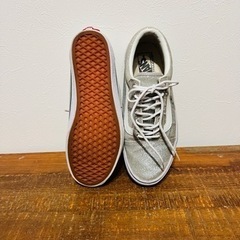 VANS ULTRA CUSH 24.5cm（ラメシルバー）　レ...