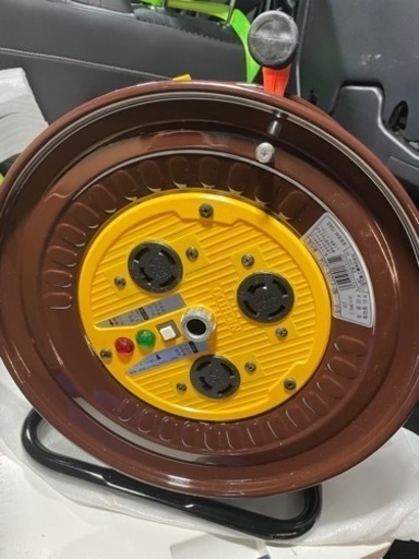 20mコードリール　三相200Vロック式ドラム
