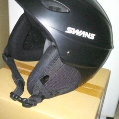 （程度上）SWANS 大人用ヘルメット サイズL 黒色