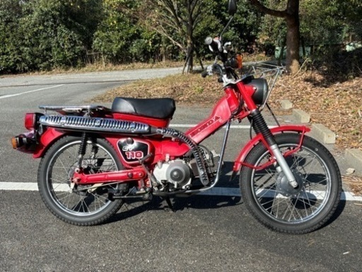 ★売切★ワンオーナー 年式98’(逆車HONDA CT110 ハンターカブ JD01 変速機付き レスポンス抜群 E/G絶好調 動画あり。