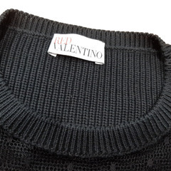 RED Valentino レース ワンピース 黒 XS