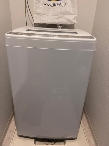 【美品】洗濯機　6kg AQW-S6M(W)★12/24まで値下げ★