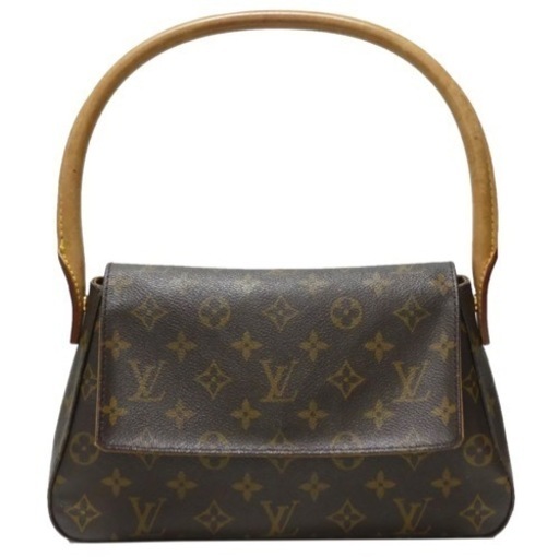 【美品】ルイヴィトン LOUIS VUITTON ミニ・ルーピング_モノグラム ブラウン M51147