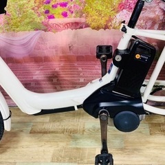 ❹5891子供乗せ電動アシスト自転車Panasonic20インチ良好バッテリー