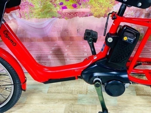 ❸5887子供乗せ電動アシスト自転車Panasonic20インチ良好バッテリー