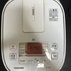 1年使用 美品 東芝 TOSHIBA 炊飯器 RC-5XN 3合