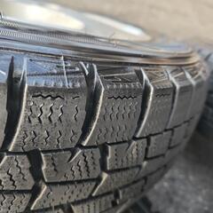 商談中です🙇‍♀️広島　軽自動車用　スタッドレスタイヤ　スズキ純正14インチホイール付き4本セット　155 65 14 