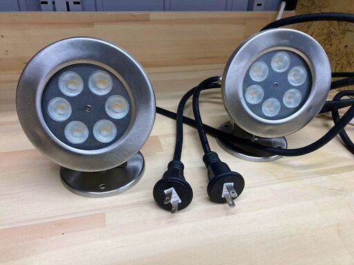 LEDスポットライト２台セット　ジェフコムPDS-C03-06L
