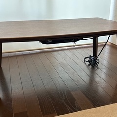 美品　ブラウン　こたつテーブル　木製　【12月のみ特別価格】
