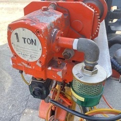 ★電動チェーンブロック パワーホイスト 1ｔ荷上げ 吊り具 チェンブロ SAN-EI