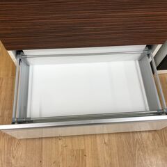 ☆ジモティ割あり☆ 食器棚 ブラウン H201×W76×D48 クリーニング済み 
