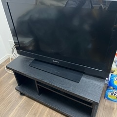 SONY32型テレビ、MITSUBISHI DVDプレーヤー、テ...