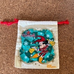 ミッキーマウス　ディズニー巾着袋