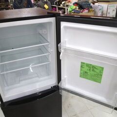 高年式 冷蔵庫 142L 2022年製 IRIS OHYAMA IRSD-14A-B ブラック 2ドア 右開き 100Lクラス 1人暮らし 単身 家電 アイリスオーヤマ 苫小牧西店 