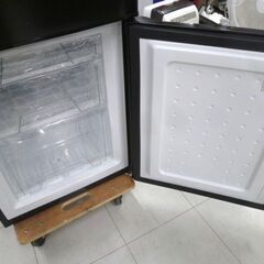 高年式 冷蔵庫 142L 2022年製 IRIS OHYAMA IRSD-14A-B ブラック 2ドア 右開き 100Lクラス 1人暮らし 単身 家電 アイリスオーヤマ 苫小牧西店 