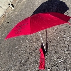 折りたたみ傘（赤色）
