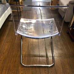 7-27 IKEA トービアス クリアチェア 2脚セット 現状渡し【カグマニア】