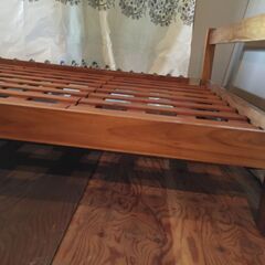 A499 ウニコ unico ブレス BREATH ダブル ベッドフレーム 引出し2つ