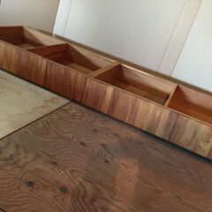 A499 ウニコ unico ブレス BREATH ダブル ベッドフレーム 引出し2つ