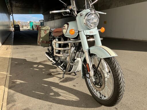 ★☆【低走行美車・生産終了カラー】 Enfield Classic 350 2022年モデル・機関良好・純正オプション多数・ETC2.0・車検タップリ☆★ 【低走行美車・生産終了カラー】Royal Enfield Classic 350 2022年モデル・