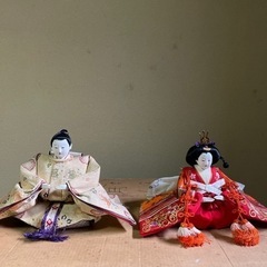 昭和レトロな雛人形　7段飾りセット