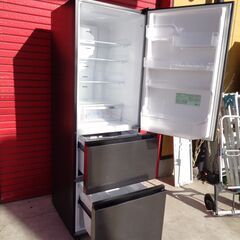 HITACHI 日立 375L 3ドア 冷凍冷蔵庫 R-V38NV(K) 2021年製 中古