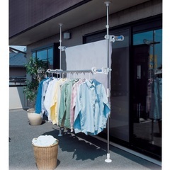 【ネット決済】ベランダ用 洗濯干し　突っ張り SVI-275NR...