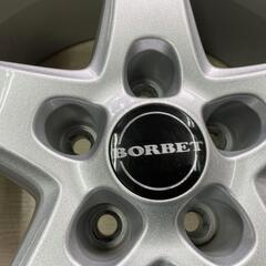 中古ボーベット17インチ！4本セット！ジープレネゲードなどのスタッドレス用に！