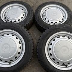 中古スチール付きスタッドレスセット！175/65R15ダンロップ...