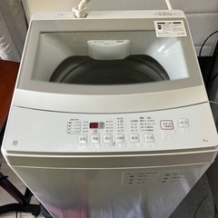 【決まりました】ニトリ　全自動洗濯機　6kg NTR60 動作確...